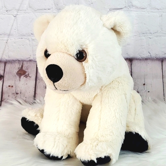 Wild Republic Zoo Realistic Polar Bear Winter Plush Stuffed Animal Toy 14" - Picture 17 of 17